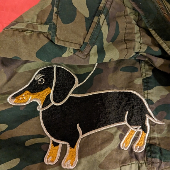 GAP Camo coat with a Dachshund Super Rare - Picture 7 of 8